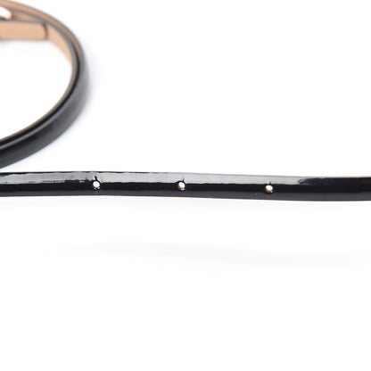 Chanel Patent CC Skinny Belt 85 34 Black 7 of 8