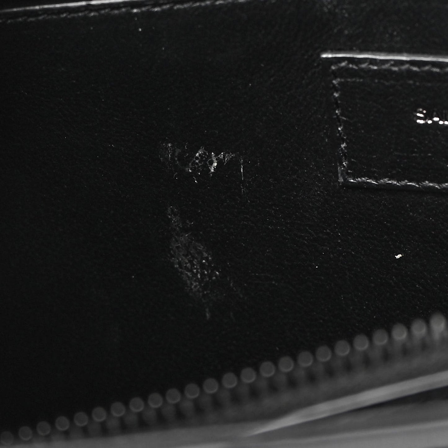 Calfskin Y Quilted Monogram Monochrome Small Loulou Chain Satchel Black