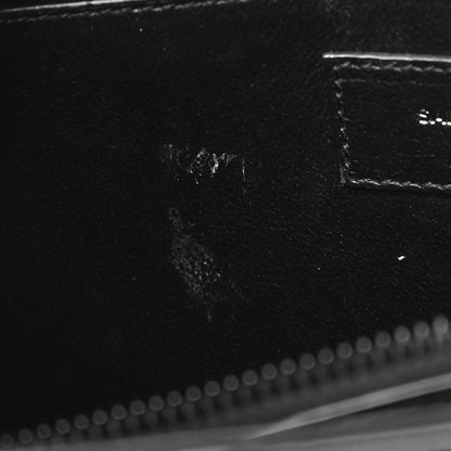 Saint Laurent Calfskin Y Quilted Monogram Monochrome Small Loulou Chain Satchel Black 10 of 12