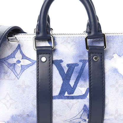 Louis Vuitton Monogram Watercolor Keepall XS Blue 10 of 10