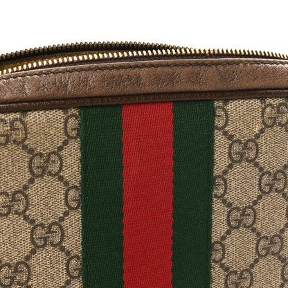 Gucci GG Supreme Monogram Web Small Ophidia Messenger Bag Brown 11 of 12