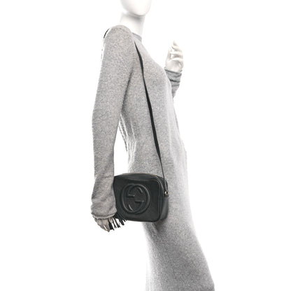Gucci Pebbled Calfskin Small Soho Disco Bag Black 2 of 11