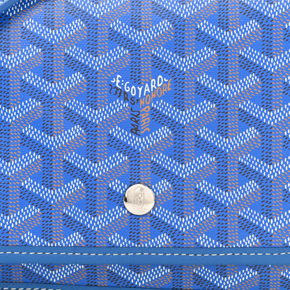 Goyard Goyardine Plumet Wallet Clutch Sky Blue 9 of 11