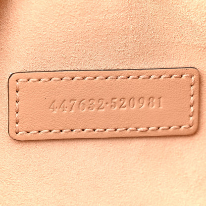 Gucci Calfskin Matelasse Aria Small GG Marmont Chain Shoulder Bag Camelia 7 of 11