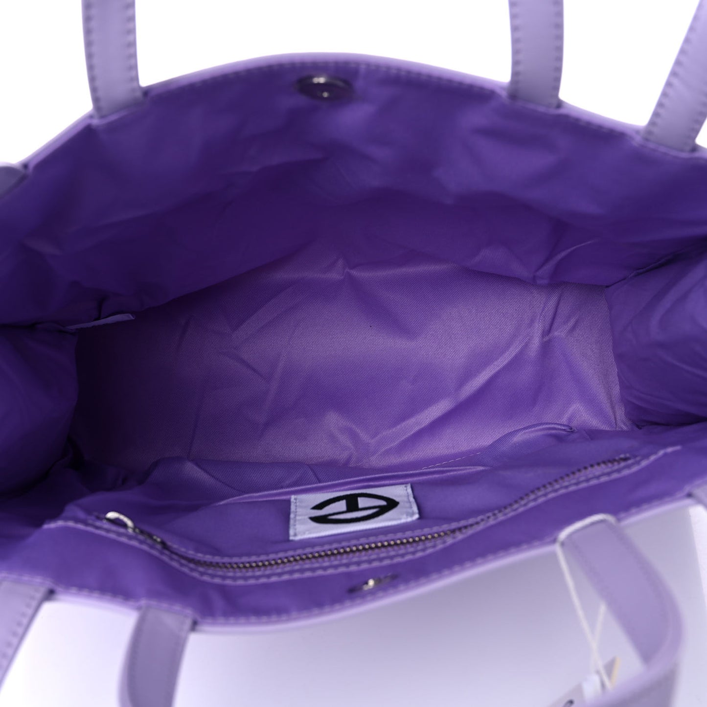 Vegan Leather Medium Shopping Bag Lavender