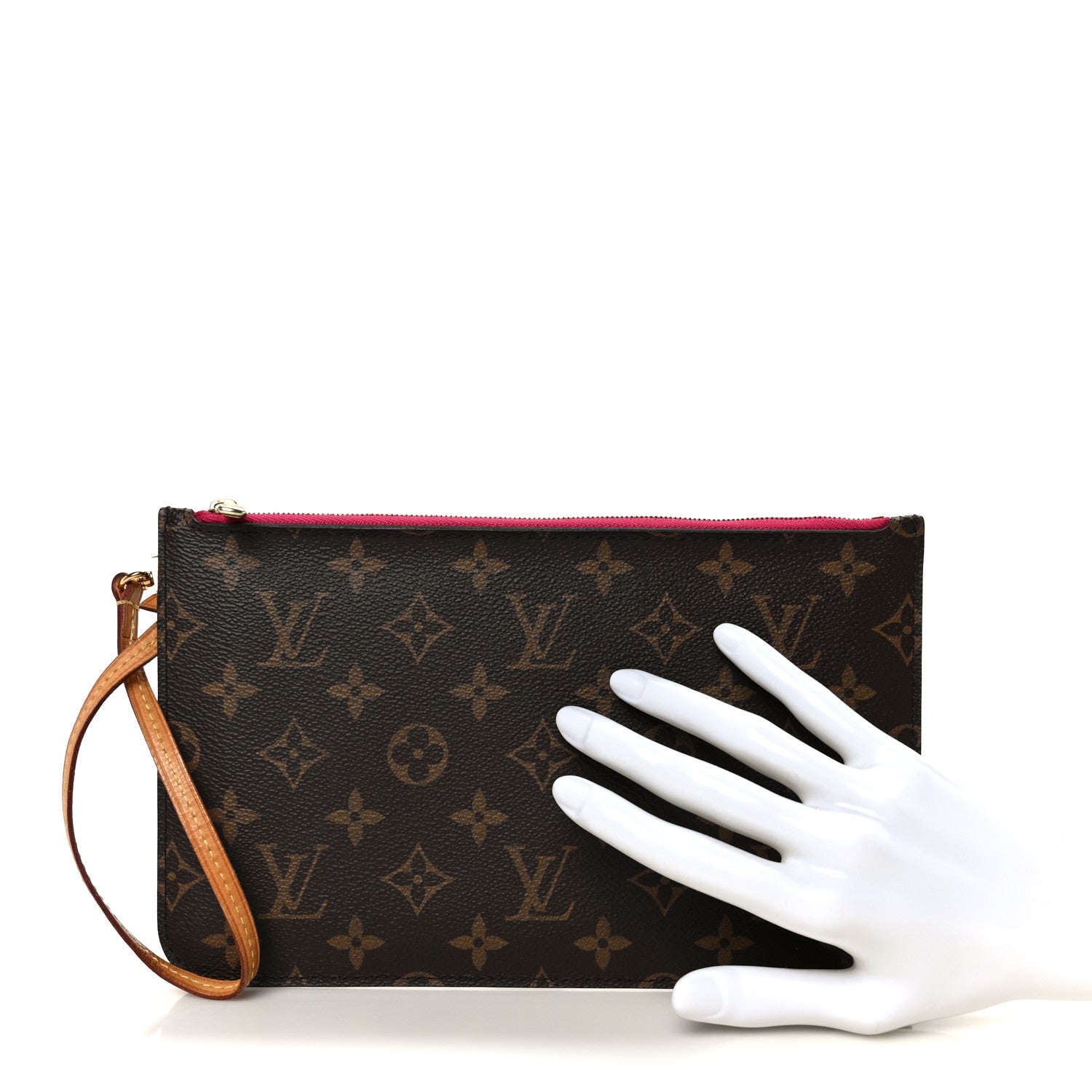 Louis Vuitton Monogram Neverfull MM GM Pochette Pivoine 2 of 8