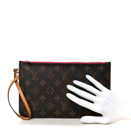 Louis Vuitton Monogram Neverfull MM GM Pochette Pivoine 2 of 8
