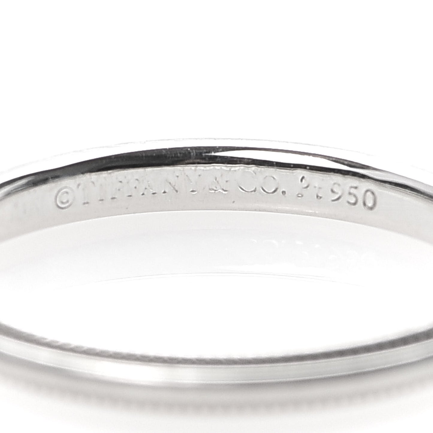 Platinum 2mm Milgrain Wedding Band Ring 47 4