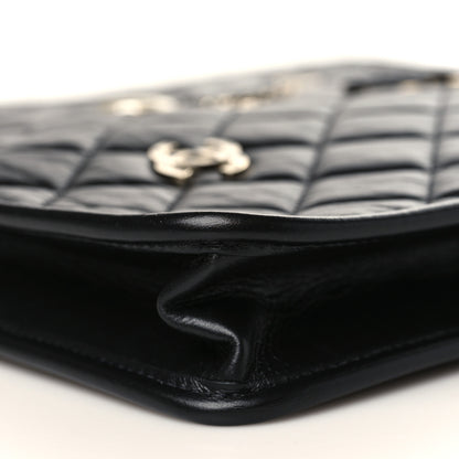 Chanel Aged Calfskin Small Charms Shopping Bag Black 8 of 8