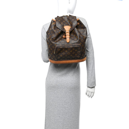 Louis Vuitton Monogram Montsouris GM Backpack 2 of 9