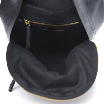Burberry Mega Check Calfskin Abbeydale Simple Backpack Black Camel 5 of 7