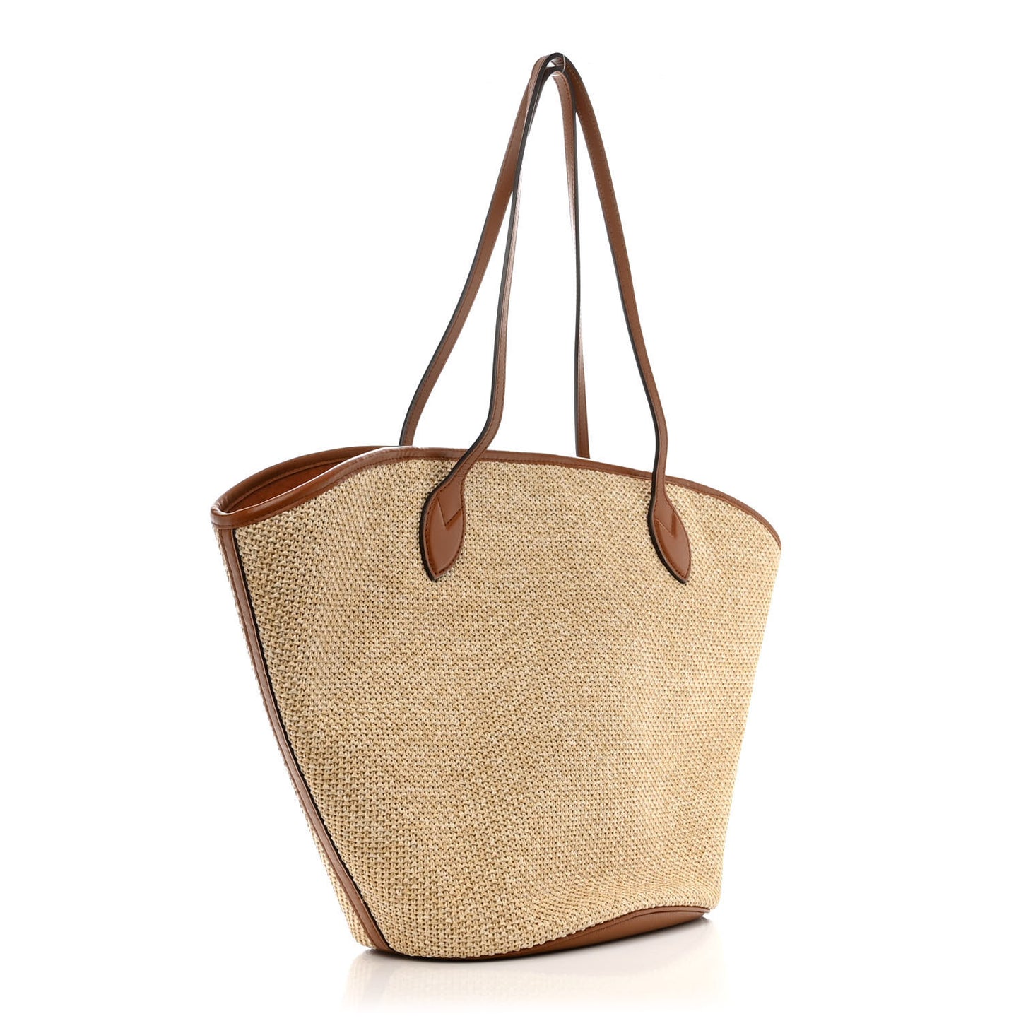 Raffia Saint Jacques Tote Caramel
