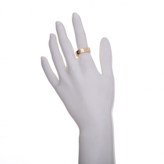 Cartier 18K Yellow Gold 5.5mm LOVE Ring 55 7.25 2 of 5