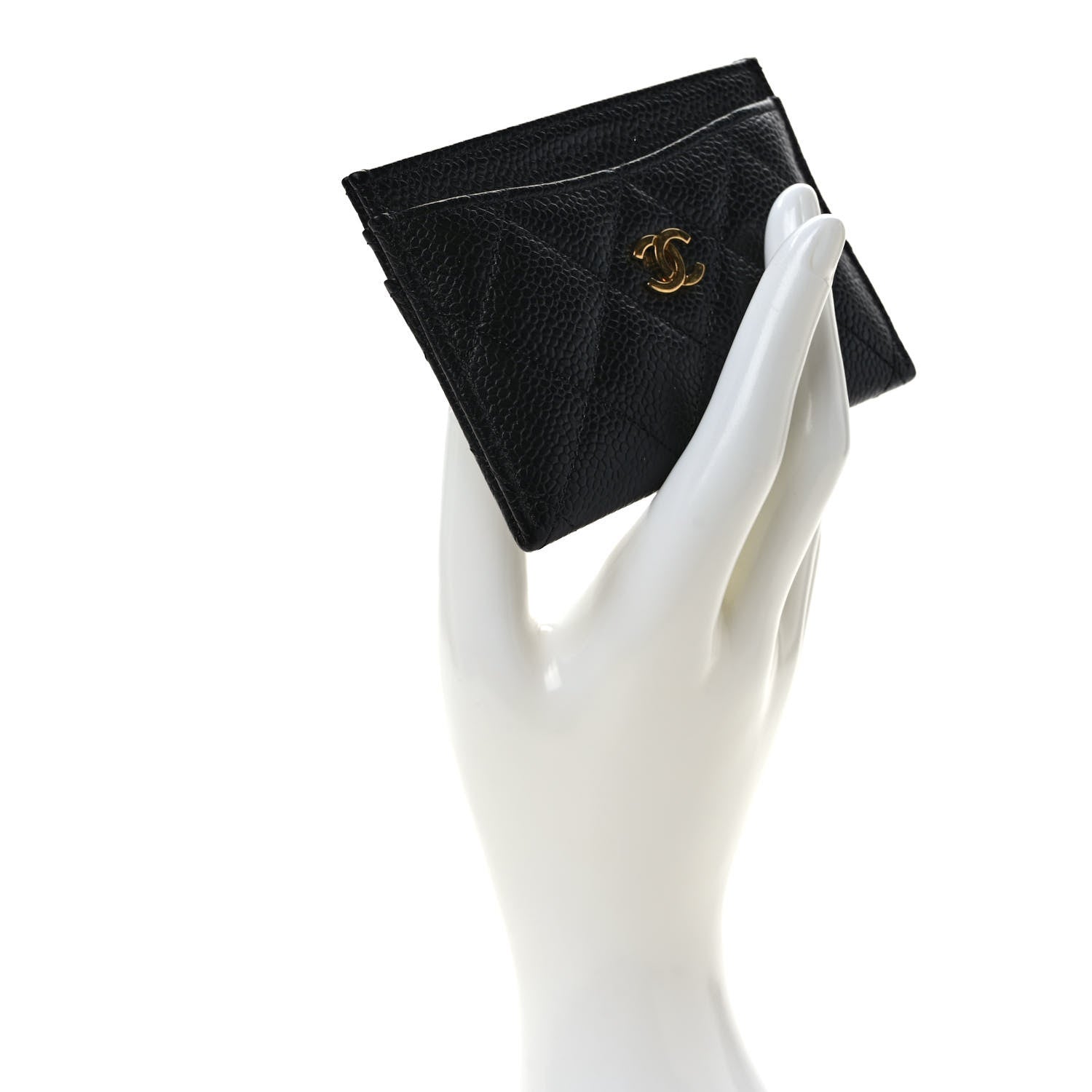 Chanel Caviar Quilted Card Holder Black 2 of 7