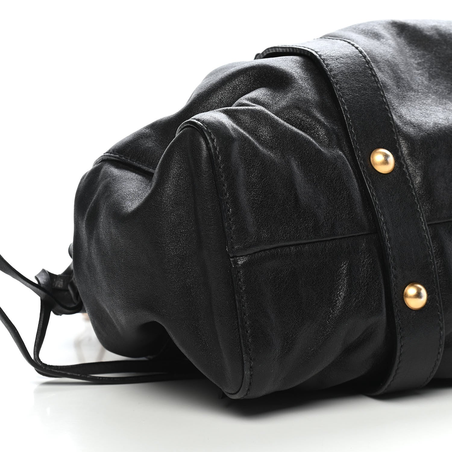 Miu Miu Vitello Lux Top Handle Satchel Black 7 of 10