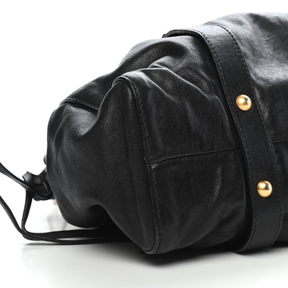 Miu Miu Vitello Lux Top Handle Satchel Black 7 of 10
