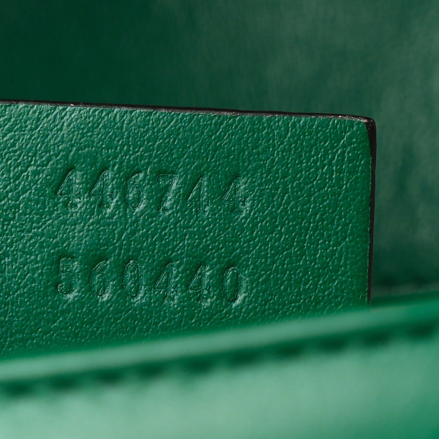 Calfskin Matelasse Mini GG Marmont Shoulder Bag Emerald Green