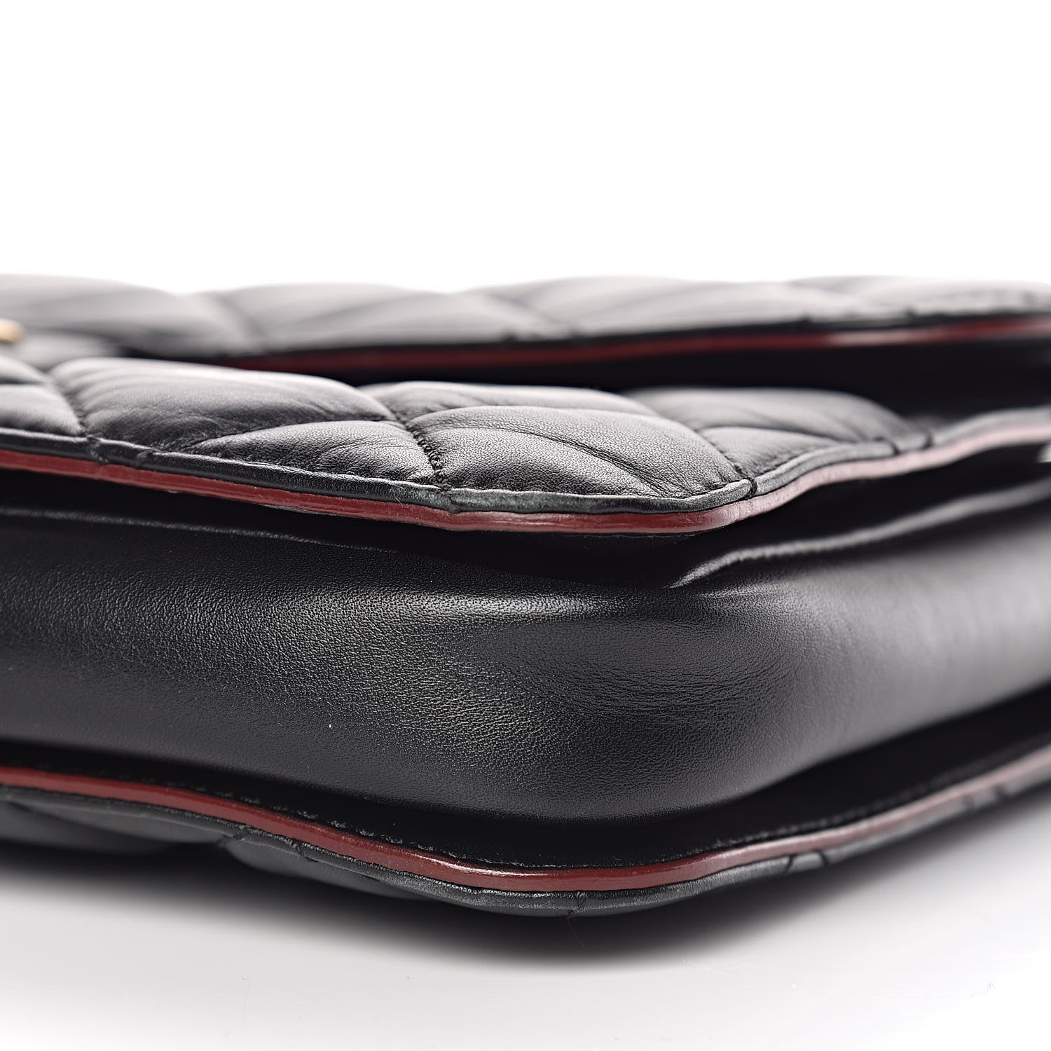 Chanel Calfskin Quilted Large Perfect Edge Flap Black 9 of 9