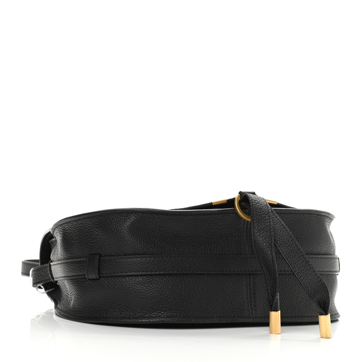 Chloe Calfskin Medium Marcie Round Crossbody Bag Black 4 of 10