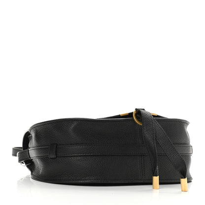 Chloe Calfskin Medium Marcie Round Crossbody Bag Black 4 of 10