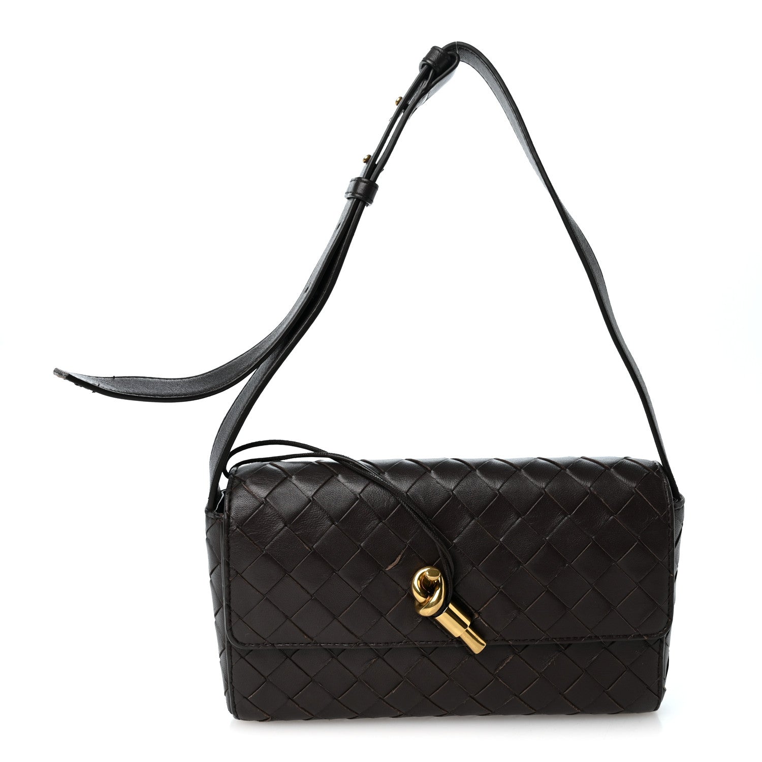 Bottega Veneta Nappa Intrecciato Andiamo Shoulder Bag Fondant 1 of 10