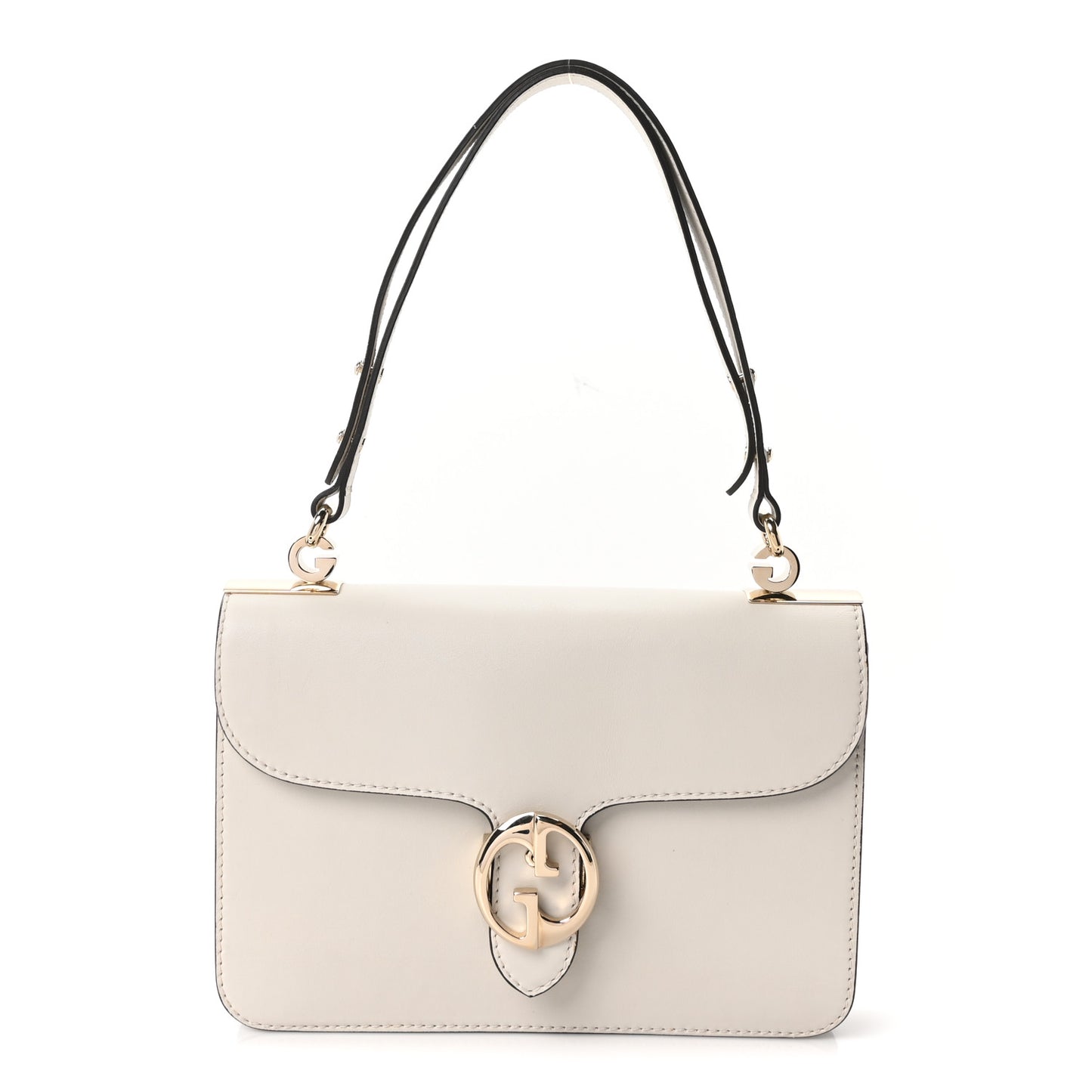 Calfskin Medium 1973 Shoulder Flap Bag Ivory
