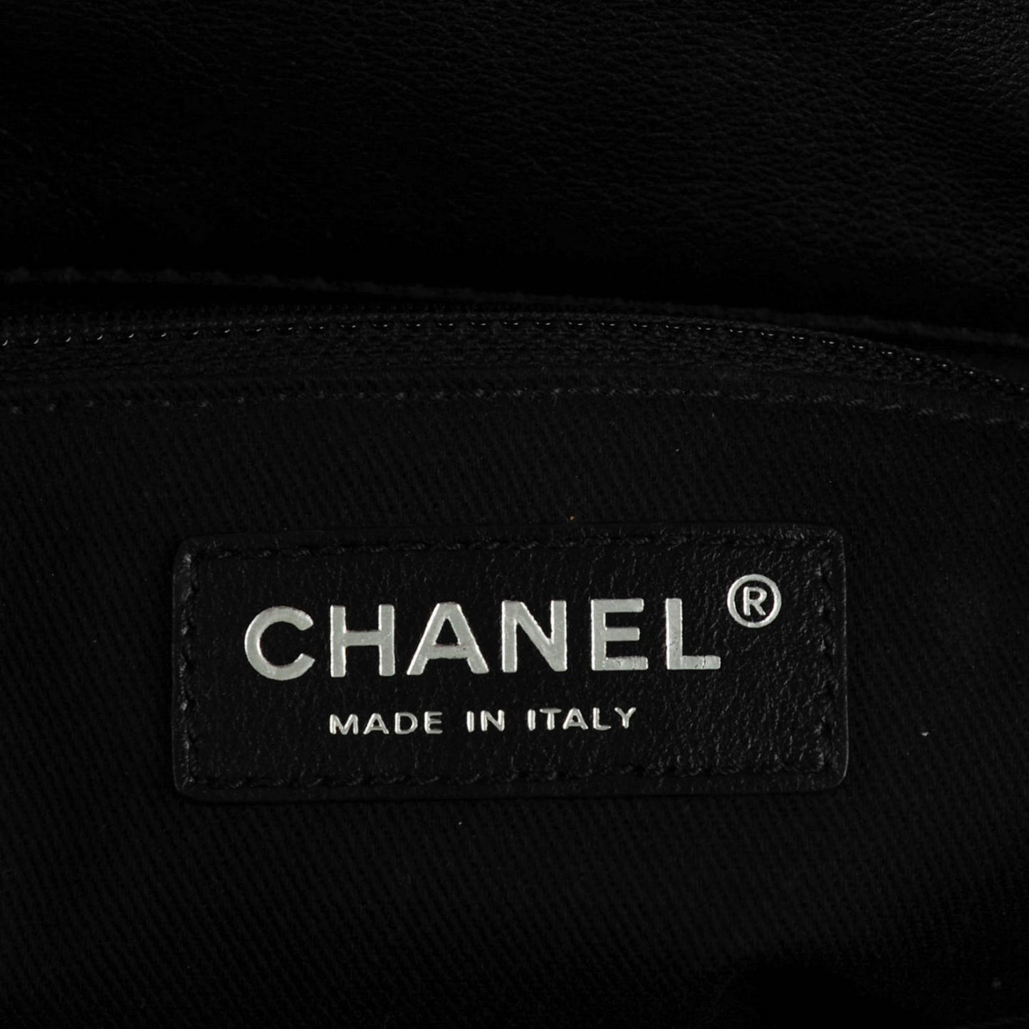 Calfskin Quilted In the Business North South Tote Black