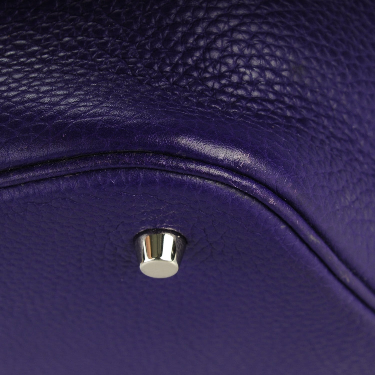 Hermes Taurillon Clemence Picotin Lock 26 GM Iris 8 of 9