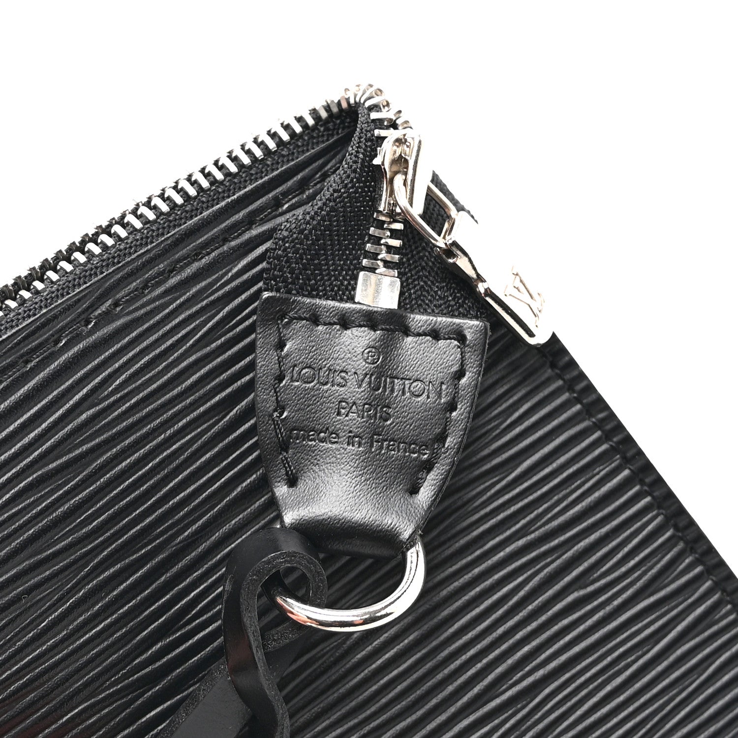 Louis Vuitton Epi Pochette Accessories 24 Black 6 of 10