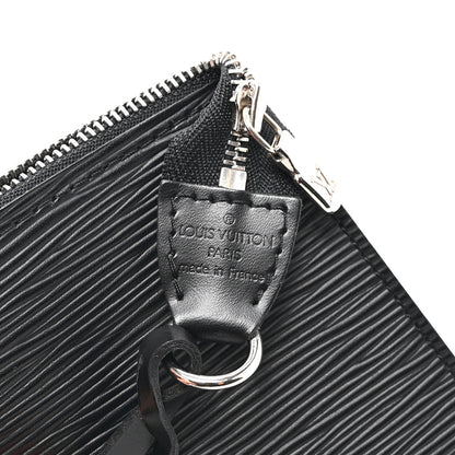 Louis Vuitton Epi Pochette Accessories 24 Black 6 of 10