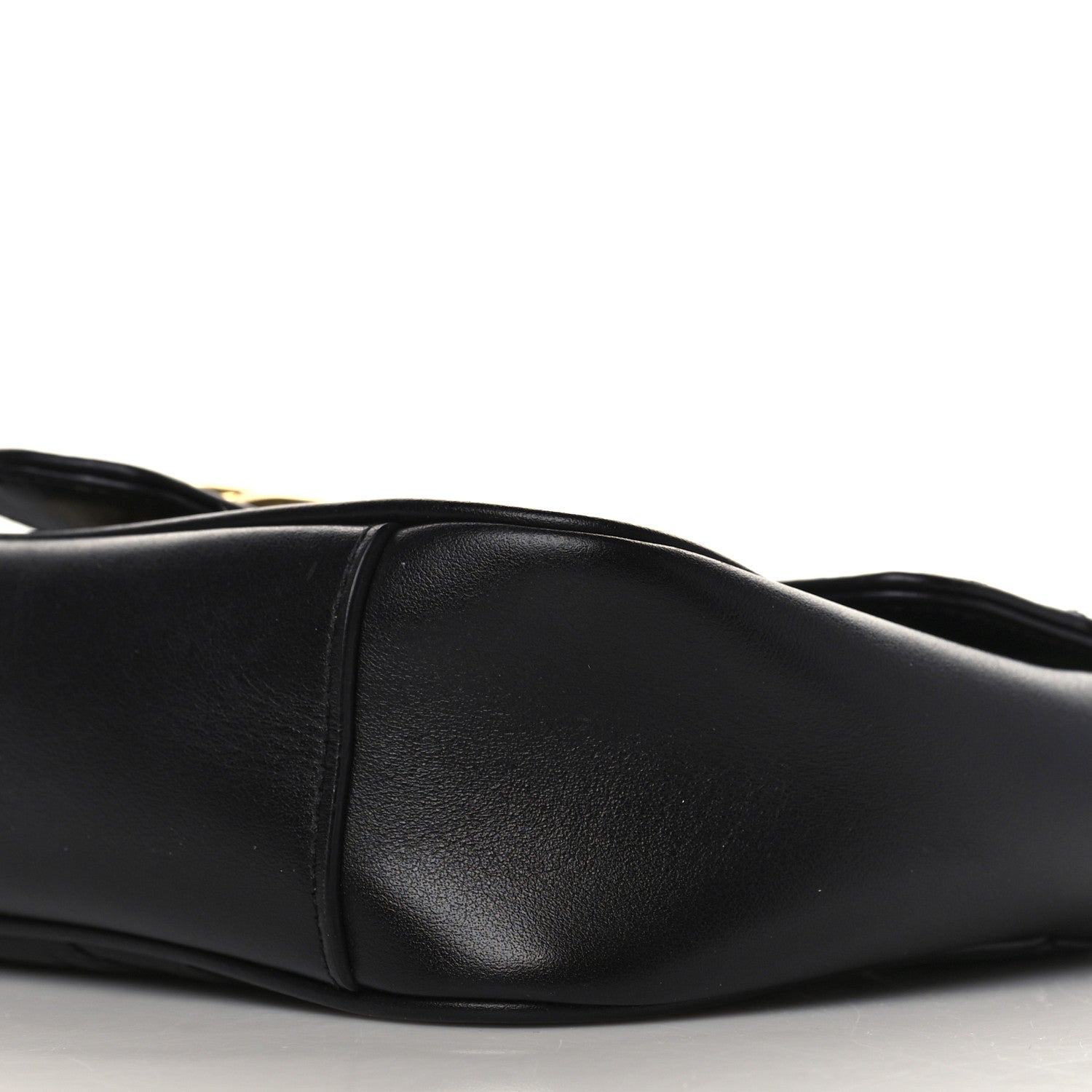 Gucci Calfskin Matelasse Mini GG Marmont Shoulder Bag Black 9 of 9