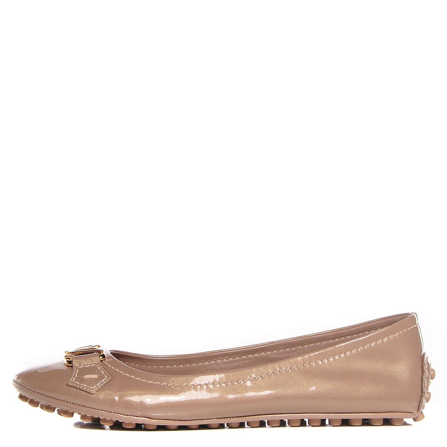 Louis Vuitton Patent Calfskin Oxford Ballerina Flats 36.5 Rose Poudre 1 of 7