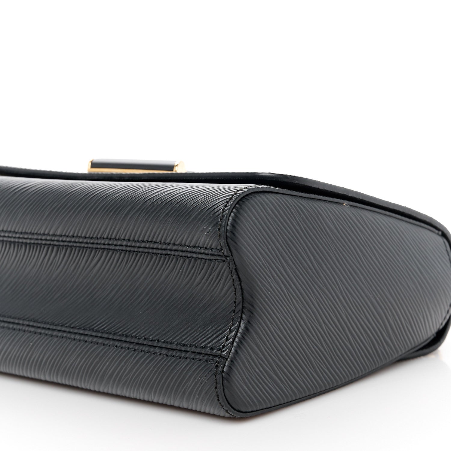Louis Vuitton Epi Twist Shoulder Bag MM Matte Black Gold 11 of 12