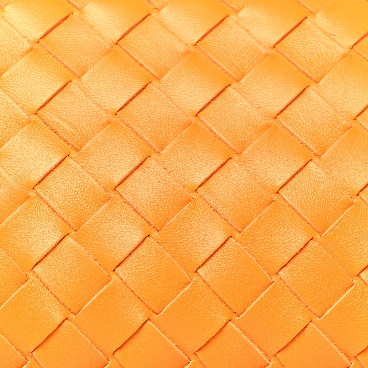 Bottega Veneta Nappa Intrecciato Pouch On Strap Tangerine 7 of 9