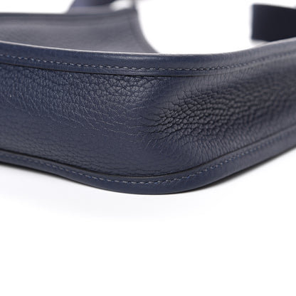 Hermes Taurillon Clemence Evelyne TPM Bleu Nuit 9 of 10