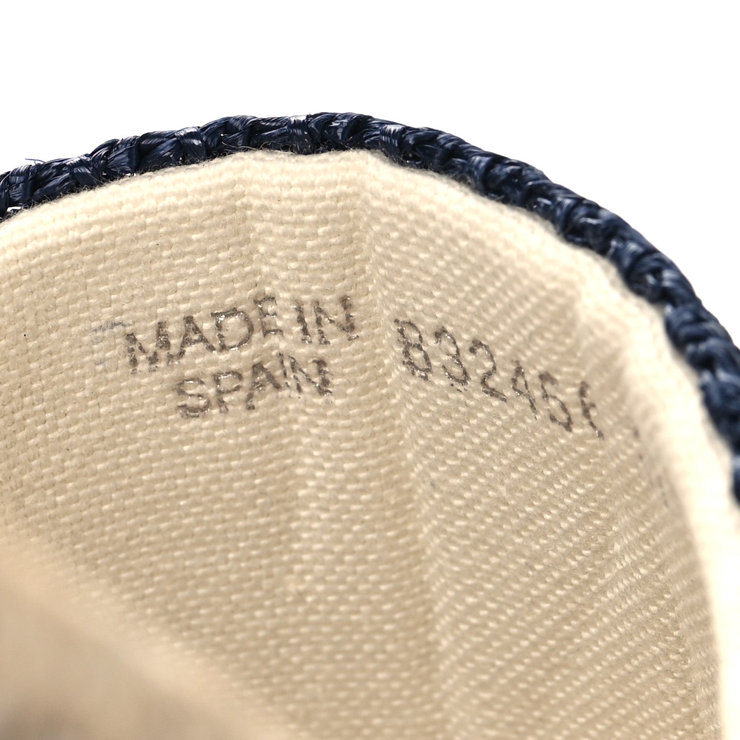 Gucci Macrochet Raffia Logo Flat Slide Espadrille Sandals 37.5 Blue Great White 7 of 10