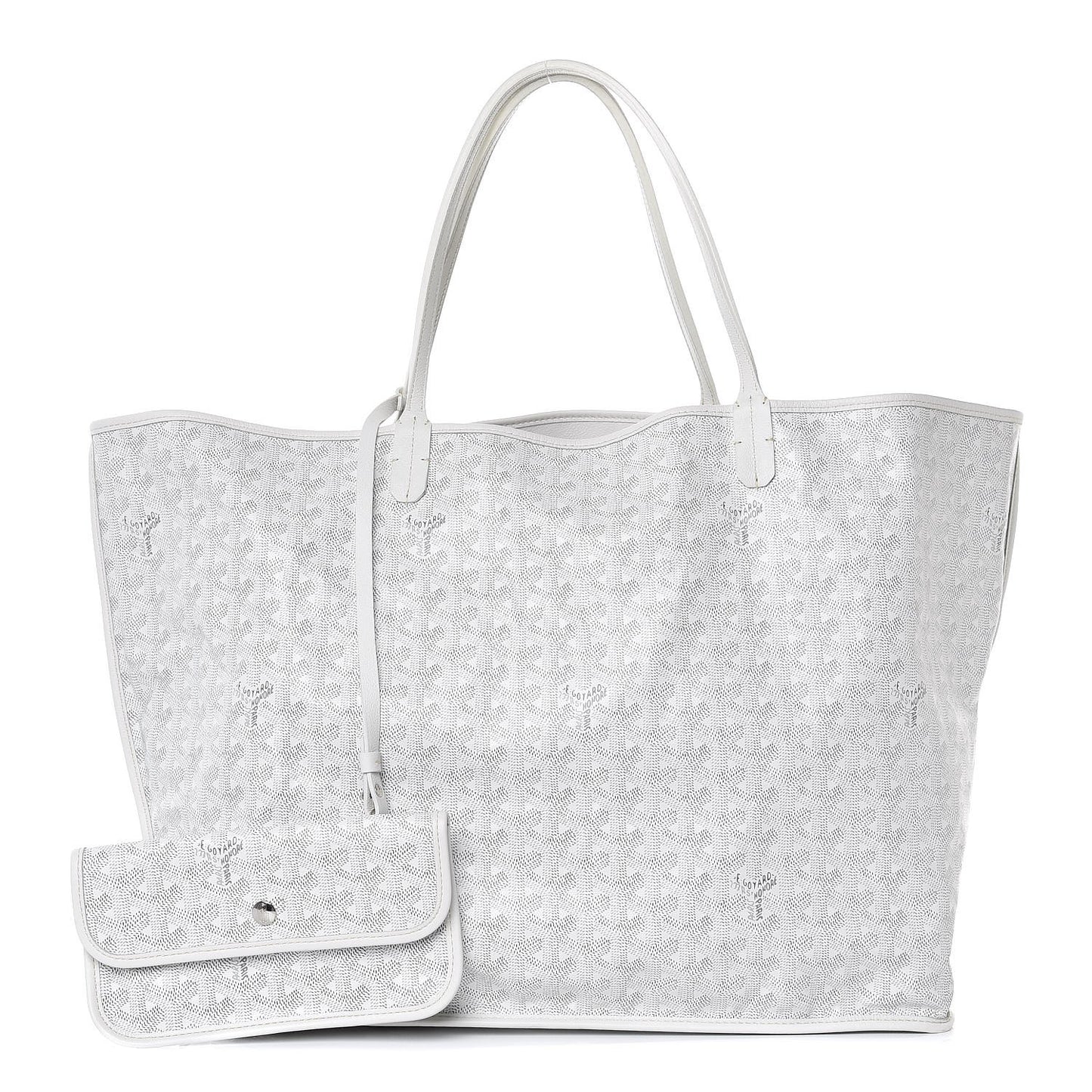 Goyardine Reversible Anjou GM White