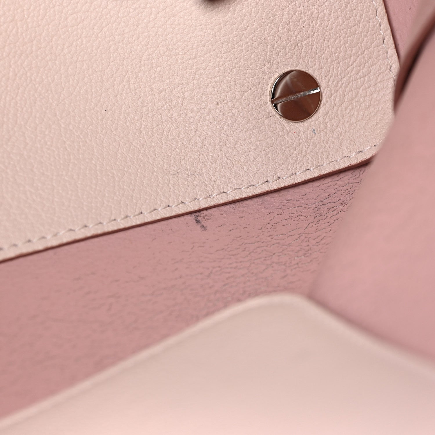 Christian Dior Supple Grained Calfskin Large Open Bar Tote Rose Poudre 11 of 17