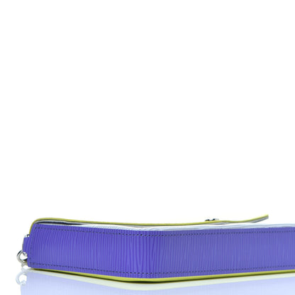 Louis Vuitton Epi Tri-Color Felicie Pochette Acid Yellow Sky 9 of 10