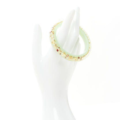 Louis Vuitton Resin Swarovski PM Inclusion Bracelet Peppermint 3 of 3