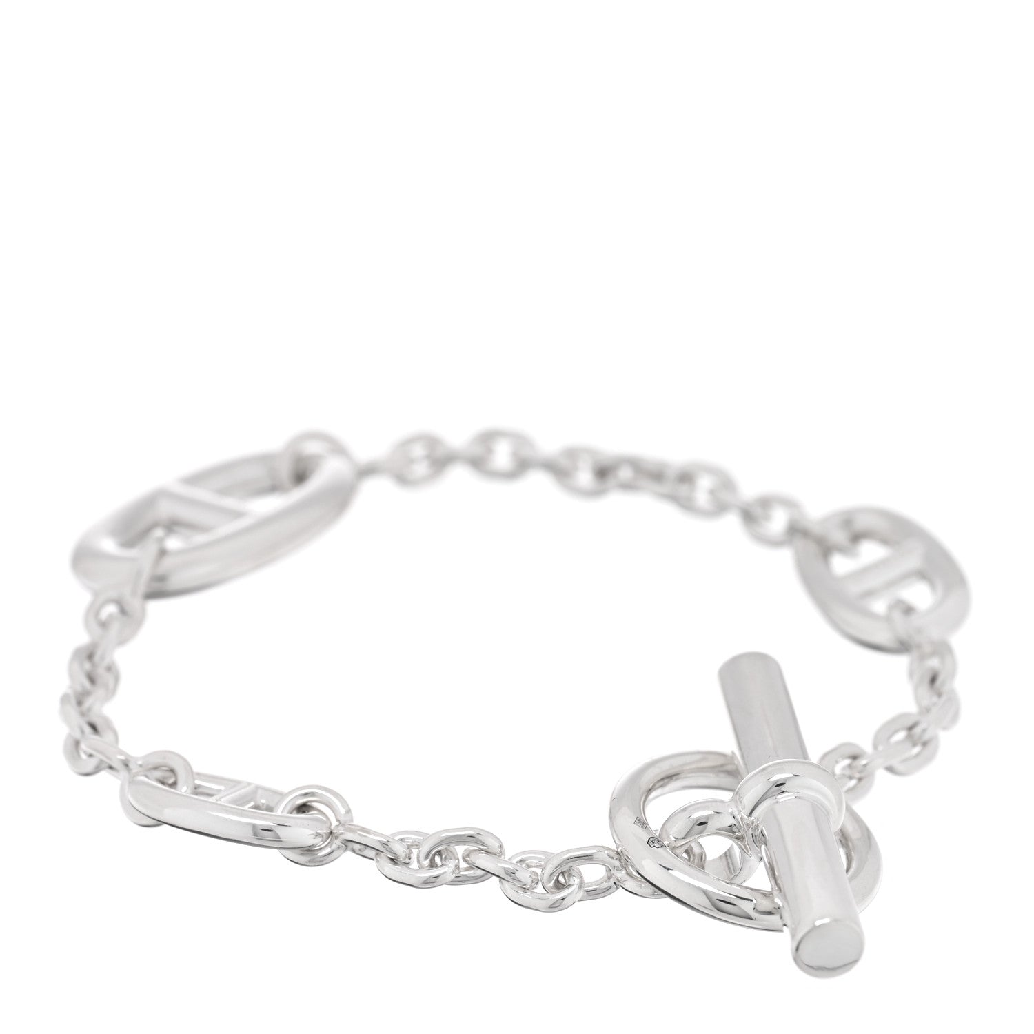 Hermes Sterling Silver Farandole Bracelet 1 of 4
