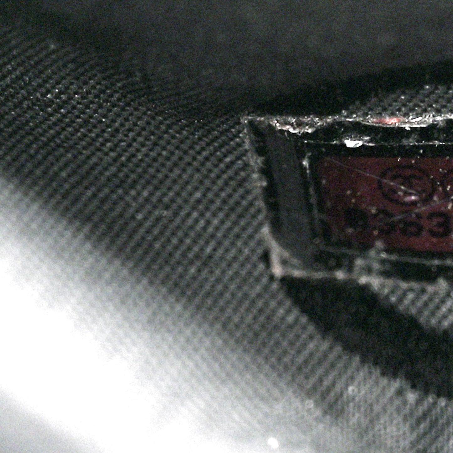 Calfskin Stitch Surpique Bowler Black