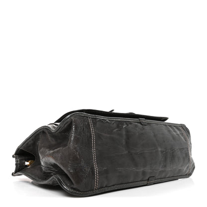 Chloe Calfskin Large Bay Tote Dark Grey 3 of 9