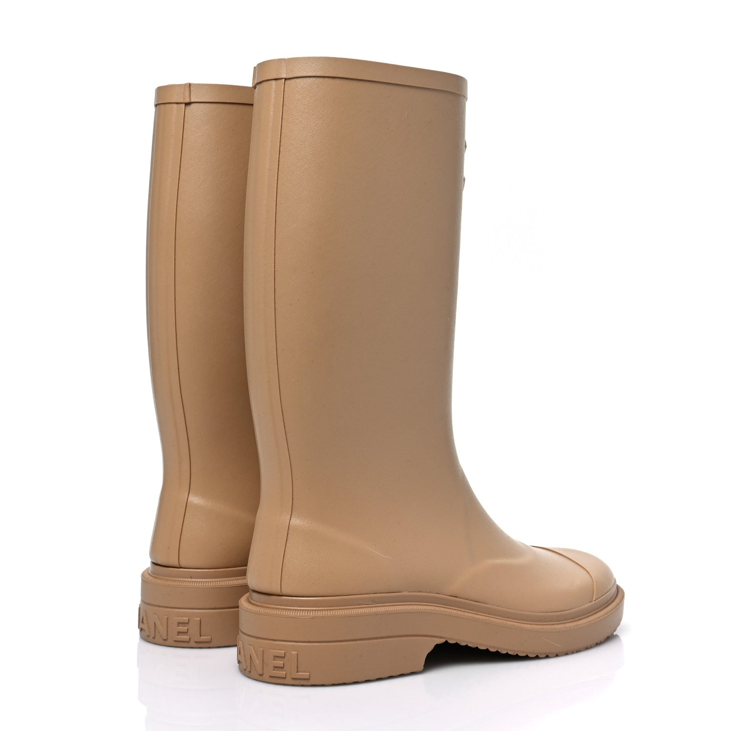 Caoutchouk CC High Boots 37 Beige