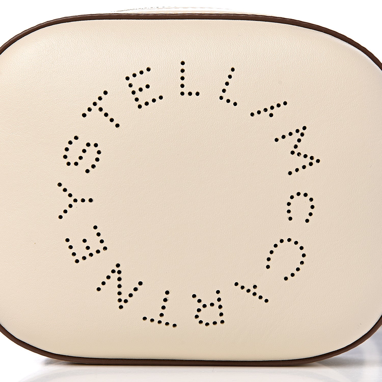 Stella McCartney Eco Alter Nappa Perforated Logo Convertible Belt Bag White 9 of 9