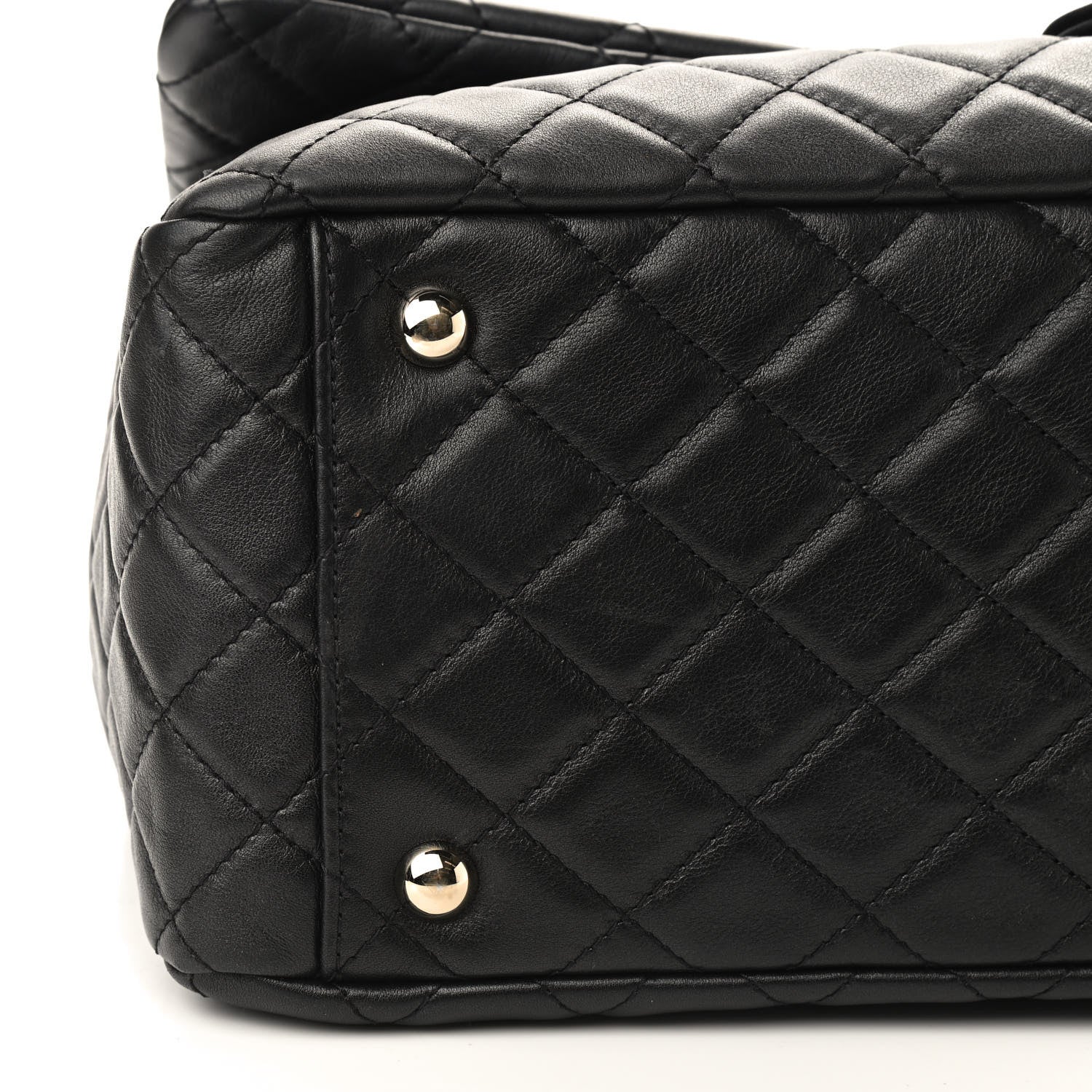 Chanel Calfskin Quilted XXL Travel Flap Bag Black 6 of 9