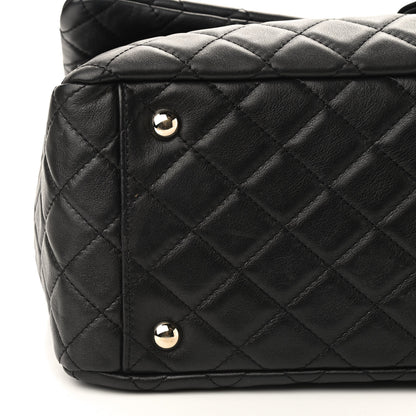 Chanel Calfskin Quilted XXL Travel Flap Bag Black 6 of 9