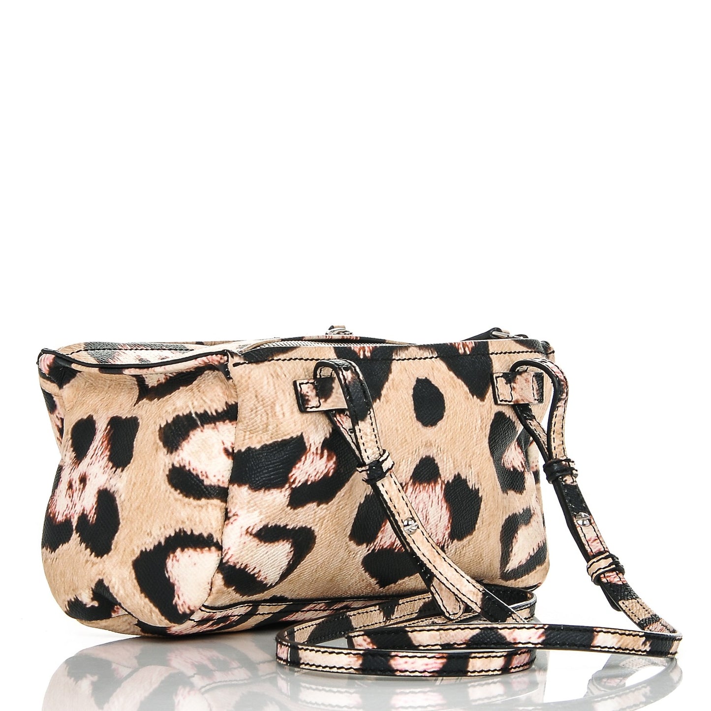 Calfskin Jaguar Print Mini Pandora Multicolor