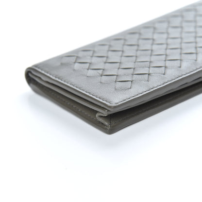 Bottega Veneta Nappa Intrecciato Yen Wallet Grey 7 of 8