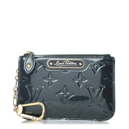 Louis Vuitton Vernis Key Pouch Blue Nuit 1 of 7